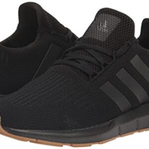 adidas mens Swift Run Core Black/Core Black/Core Black 10.5