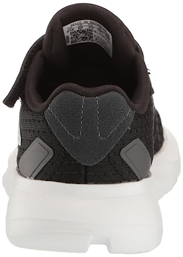 adidas Kids Duramo SL Elastic Lace Sneaker, Core Black/White/Carbon, 9 US Unisex Toddler