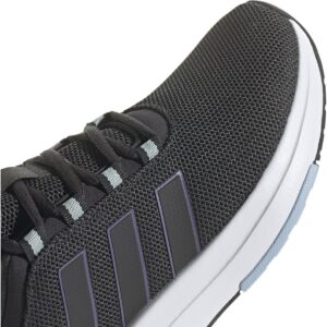 adidas Women's Racer TR23 Sneaker, Carbon/Carbon/Blue Dawn, 8.5