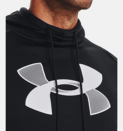 Men's Under Armour Fleece big logo hoodie black medium