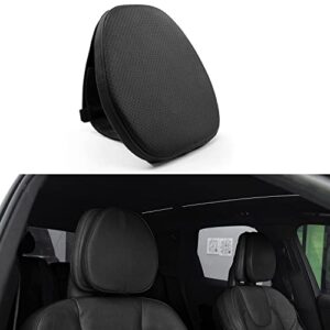 TAIKOO Car Headrest Pillow for Volvo XC90 XC60 S90 V90 XC40 S60 V60 Accessories Premium Interior Accessories Headrest Support for Driver or Front Passenger Seat (Black 1 pcs)