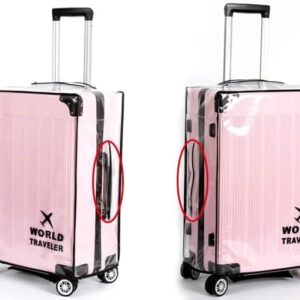 RF REENFAYA Suitcase Cover Luggage Protector Covers Clear Luggage Cover PVC Suitcase Luggage Cover Waterproof Luggage Case Thicken Suitcase Protector Cover (30inch)