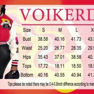VOIKERDR Button Down Shirts for Women Outerwear Windbreaker Varsity Jacket for Women Summer Lightweight Jacket 2023