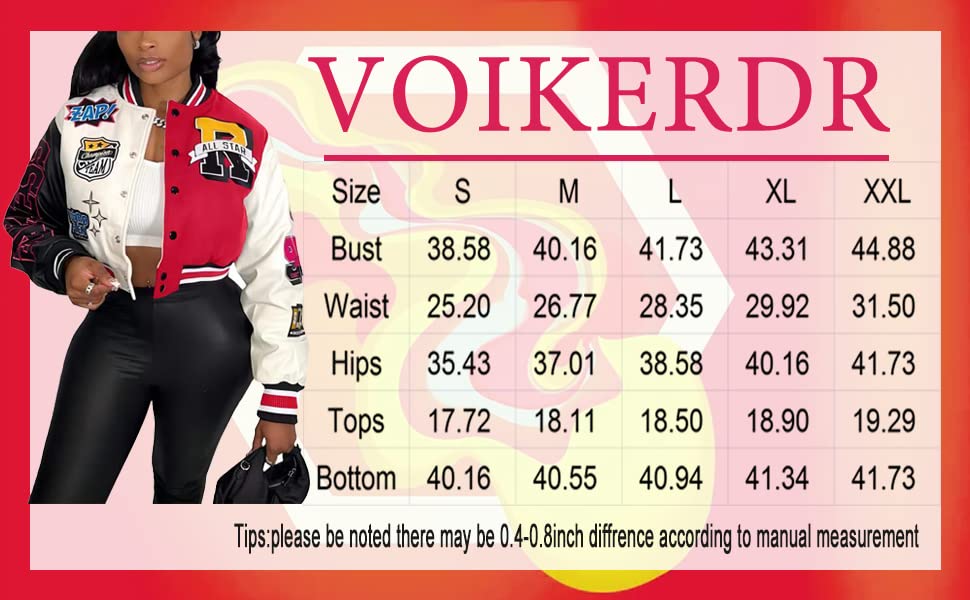 VOIKERDR Button Down Shirts for Women Outerwear Windbreaker Varsity Jacket for Women Summer Lightweight Jacket 2023
