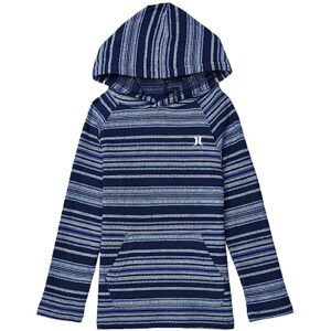 hurley boy's surf poncho pullover hoodie (little kids) night force 7 little kids