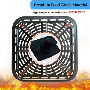 4PCS Air Fryer Rubber Bumpers for COSORI 6.8 Quart/ 4 Quart Air Fryers, Upgraded Air Fryer Silicone Rubber Feet, Rubber Tabs, Rubber Tips, Rubber Stoppers for COSORI 6.8QT Air Fryer Tray