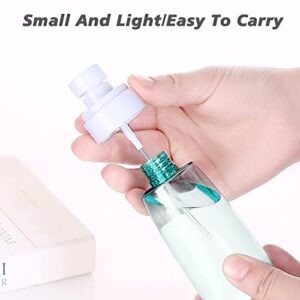 Portable Travel Spray Bottle,3Pcs 100ml/3oz Fine Mist Hairspray Bottle for Essential Oils, Empty Airless Makeup Face Spray Bottle Clear Refillable Travel Containers for Cosmetic Skincare Perfume.