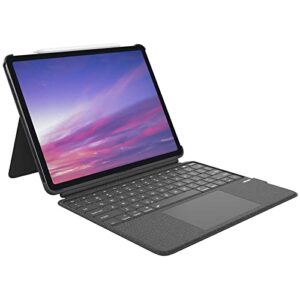 chesona magnetic detachable ipad pro 12.9-inch (6th gen - 2022) keyboard case, multi-touch trackpad, 7-color backlit, magnetic bluetooth keyboard with kickstand for ipad pro 12.9 6th/5th/4th/3rd gen