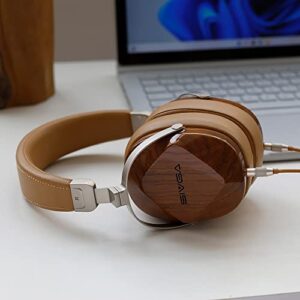 SIVGA Oriole Rosewood Wooden Closed Back Wired Dynamic Headphone (Brown)