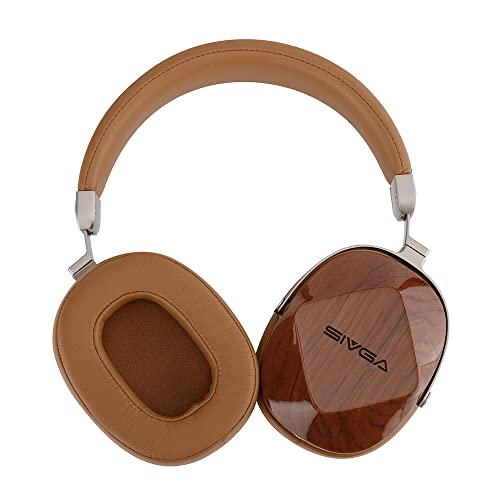 SIVGA Oriole Rosewood Wooden Closed Back Wired Dynamic Headphone (Brown)