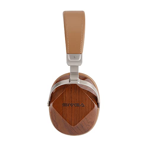 SIVGA Oriole Rosewood Wooden Closed Back Wired Dynamic Headphone (Brown)