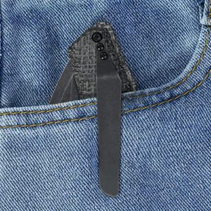 Kizer Mini Paragon 3.43 Inches Folding Knife 154CM Steel Pocket Knife Black Micarta Handle Outdoor Tools V4600C2