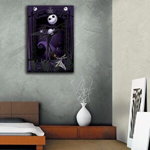 RIP Halloween Before Christmas Canvas Art Poster and Wall Art Picture Print Modern Family Bedroom Decor Posters 16x24inch(40x60cm)