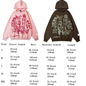 COOLMONAR Y2k Skeleton Full Zip Up Hoodies Women Men Rhinestone Skull Graphic Print Sweatshirt Gothic Oversized Jackets