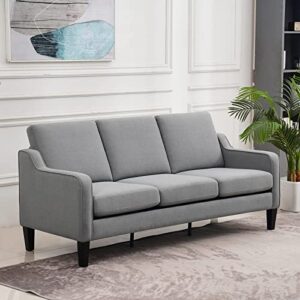 vingli mid-century modern sofa,71" sofa couch for living room,small 3 seater loveseat sofa for small space,bedroom,apartment,studio
