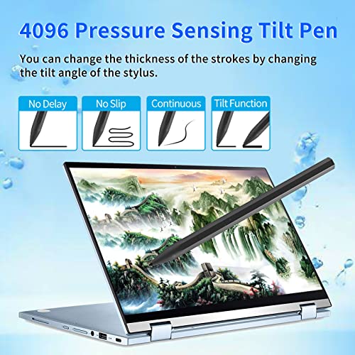 Stylus Pen for ASUS Transformer/Mini/ASUS Zenbook Flip/Pro/ASUS Vivobook Flip/Pro/Duo/ASUS Notebook, Rechargeable MPP 2.0 Tilt Active Pen with 4096 Pressure Sensitivity, Palm Rejection, Black