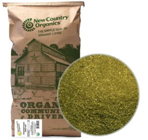 new country organics | alfalfa meal | certified organic and non-gmo | feed grade | 50 lbs