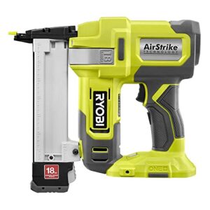 RYOBI ONE+ 18-Gauge Cordless AirStrike Narrow Crown Stapler P361 Green