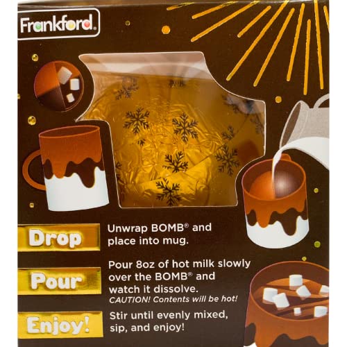 Double Hot Chocolate Hot Chocolate Melting Balls Pack of 6 with Mini Marshmallows Inside, 1.6 Ounce