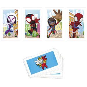 Hasbro Gaming Monopoly Junior: Marvel Spidey and His Amazing Friends Edition Board Game for Kids Ages 5+,with Artwork from The Animated Series,Kids Board Games