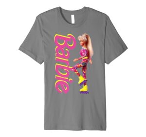 barbie - hot skatin' retro barbie premium t-shirt
