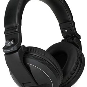 Pioneer DJ HDJ-X5 Professional DJ Headphones - Black Bundle with DJ HDJ-HC02 DJ Headphones Case