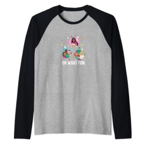 Barbie - Oh What Fun Raglan Baseball Tee