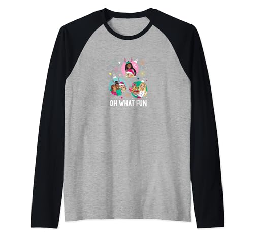 Barbie - Oh What Fun Raglan Baseball Tee