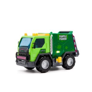 Teenage Mutant Ninja Turtles Thrash N' Battle Garbage Truck, Lights and Sounds, Ages 3+,Yellow