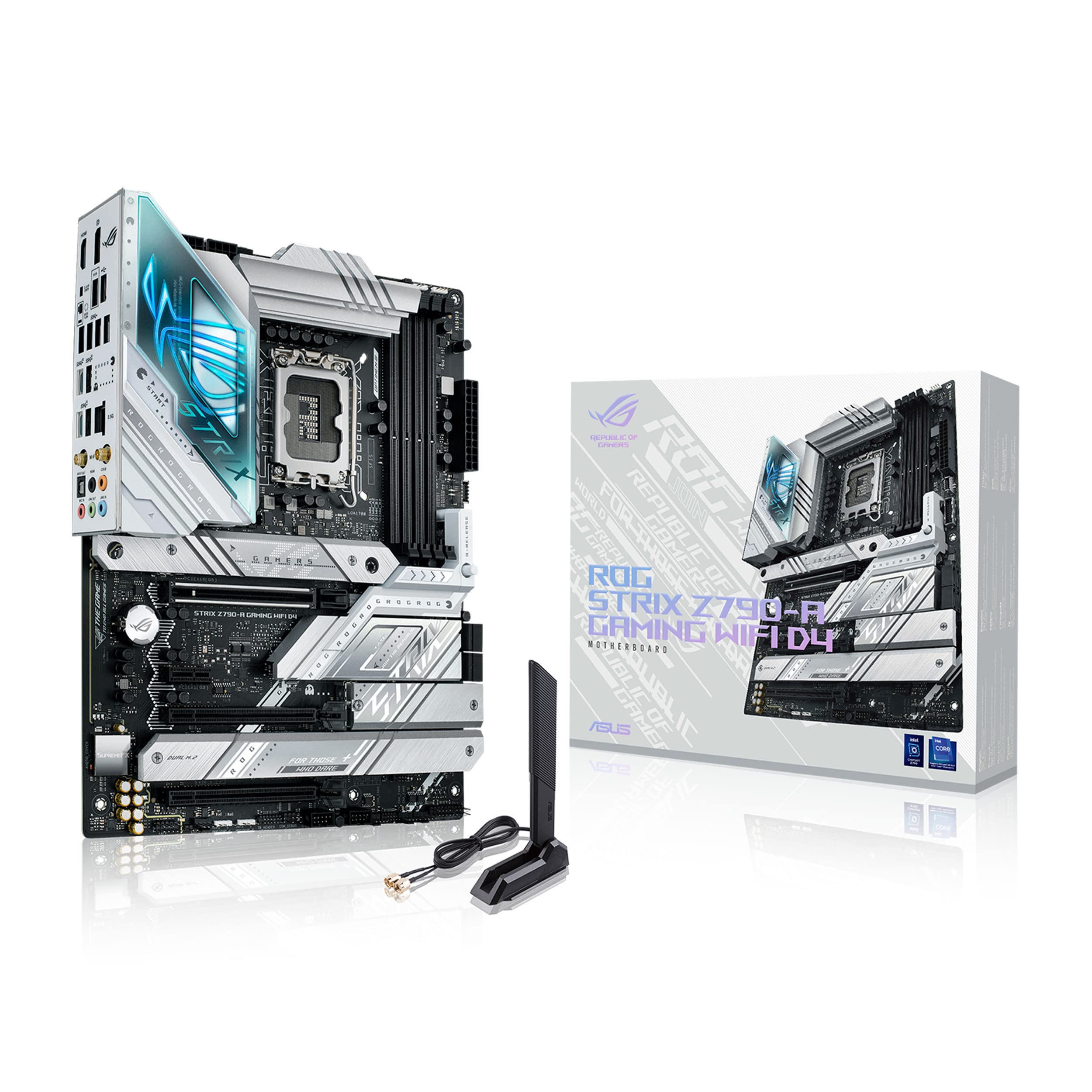 Asus Strix STRIX Z790-A GAMING WIFI D4 Gaming Desktop Motherboard - Intel Z790 Chipset - Socket LGA-1700 - ATX