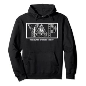 Yap Island Stone Money Micronesian Islander Pullover Hoodie