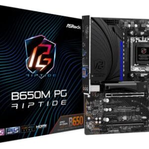 ASRock B650M PG Riptide AMD Ryzen 7000 Series Processors Motherboard