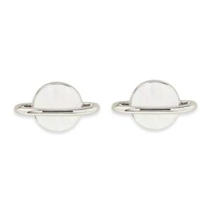pura vida silver white opal stud earrings - handmade earrings with synthetic opal, boho earrings - sterling silver earrings for women, statement earrings for women, boho jewelry for women - 1 pair