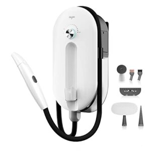 dayoo handheld steam cleaner - 10s fast heating to 221°f, multifunctional whole-house steamer with food-grade nozzle for baby and pet, powerful steam machine for cleaning home use hard floor car auto detailing garage grout tiles bathroom upholstery, wallp