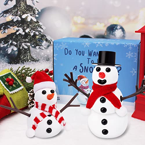 Build a Snowman Kit,Christmas Crafts for Kids,Christmas Stocking Stuffers -3Pack