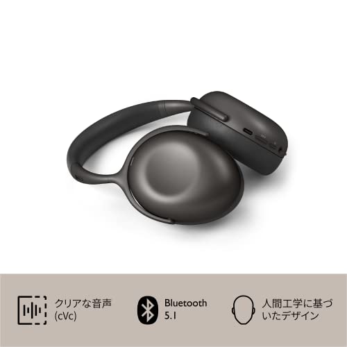 KEF Mu7 Noise Cancelling Wireless Headphones (Charcoal Grey)