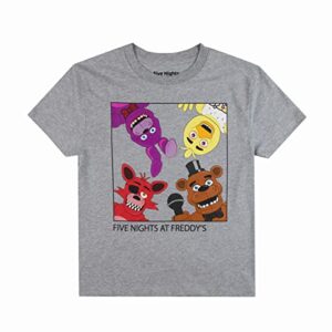 Five Nights at Freddy's Game Over Crew Neck Short Sleeve 4pk Boy's Tees Multicolored