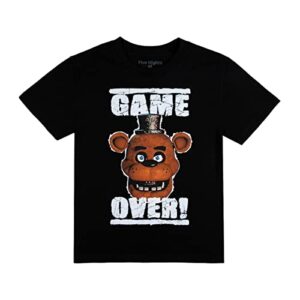 Five Nights at Freddy's Game Over Crew Neck Short Sleeve 4pk Boy's Tees Multicolored