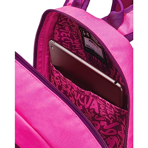Under Armour Hustle Play Backpack, (652) Rebel Pink/Mystic Magenta/Metallic Cristal Gold, One Size Fits Most