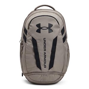 under armour unisex-adult hustle 5.0 backpack , (294) pewter / black / metallic black , one size fits all