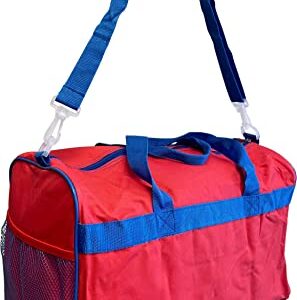 Spider-Man Kids 17" Overnighter Carry-On Duffel Bag (Red-Blue)