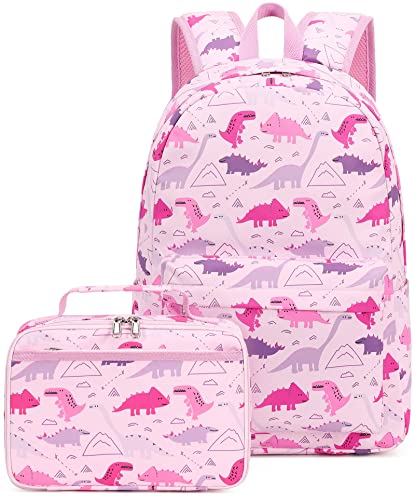 CAMTOP Backpack for Kids, Boys Preschool Backpack with Lunch Box Toddler Kindergarten School Bookbag Set