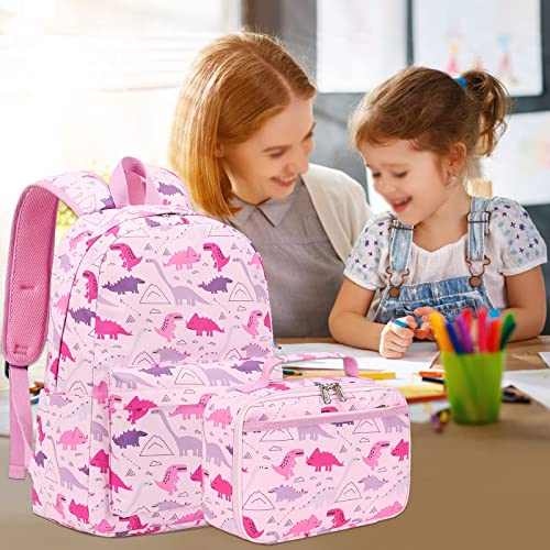 CAMTOP Backpack for Kids, Boys Preschool Backpack with Lunch Box Toddler Kindergarten School Bookbag Set