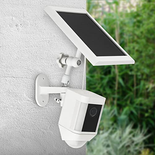 2-in-1 Wall Mount for Ring Solar Panel, Stick Up Cam Battery, Spotlight Cam Battery and Spotlight Cam Plus/Pro (Battery), Adjustable Angle to Get Maximum Sunlight for Your Ring Solar Panel