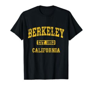 berkeley california vintage athletic sports design t-shirt