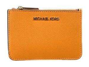 michael kors jet set travel small coin pouch with id (honeycomb)