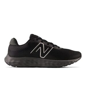 New Balance Men's 520 V8 Running Shoe, Black/Black, 11.5 Wide