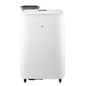 lg 10000 btu portable air conditioners dual inverter [2023 new] wheels easy install & mobility wifi enabled app ultra-quite cools 450 sq.ft 3-in-1 ac unit home room white lp1022fvsm