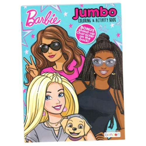 Luti Barbie Coloring Book Set Bundle with 1 Coloring Books, 12 Coloring Pencils, Indoor Scavenger Hunt, and Activities