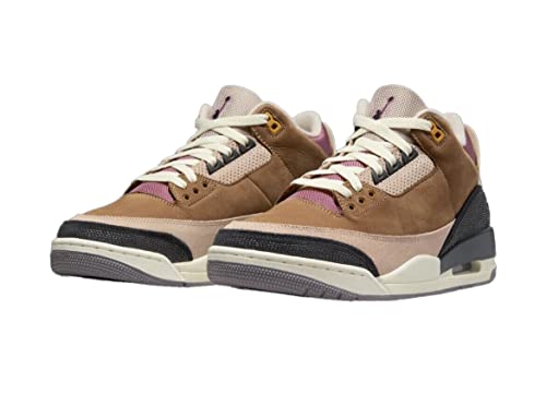 Jordan mens Air Jordan 3 Retro, Archaeo Brown/Dark Smoke Grey/, 10